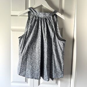 Jcrew halter top. Floral print.